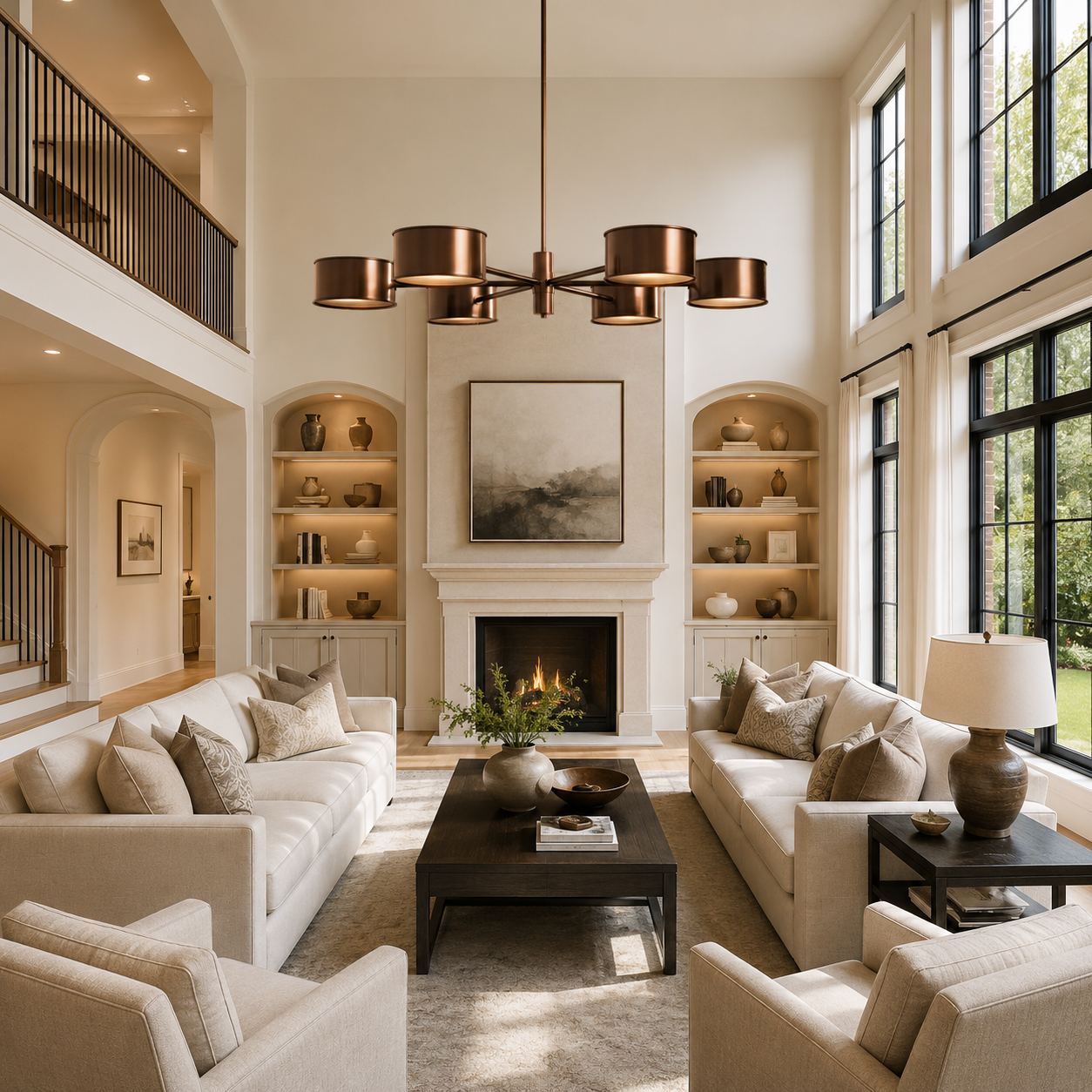 Daphne Metal Round Chandelier