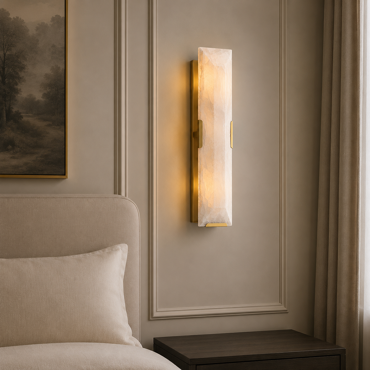 Marlow Calcite Linear Sconce