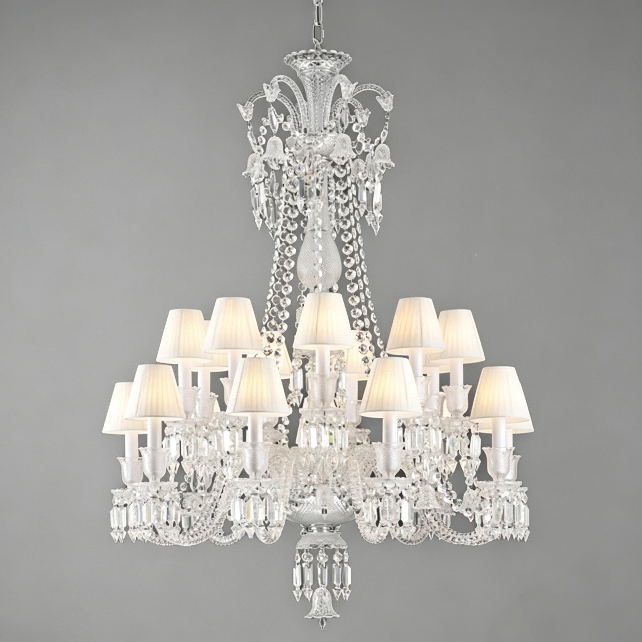 Long Neck  Crystal Chandelier