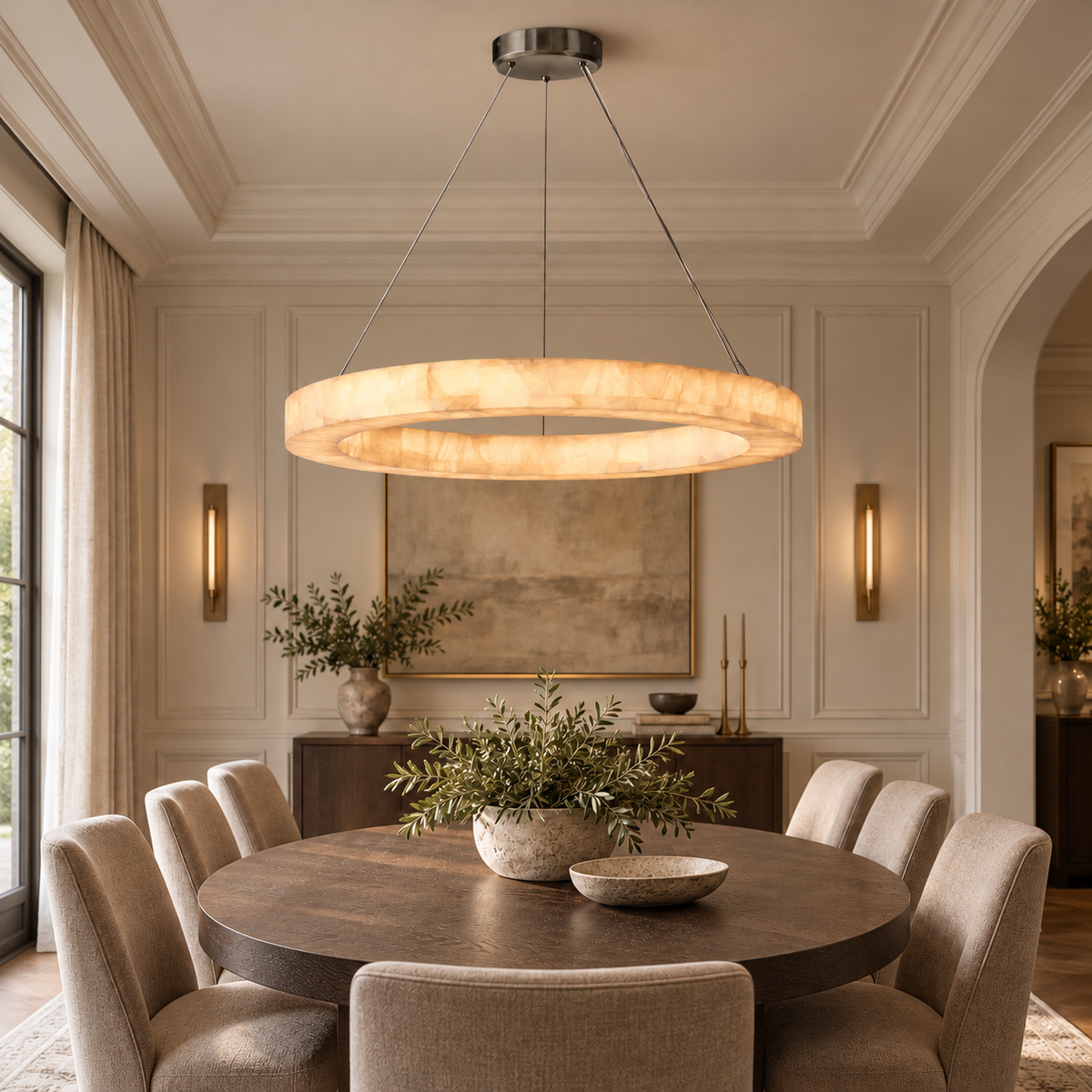 Rigede Lueur Round Chandelier