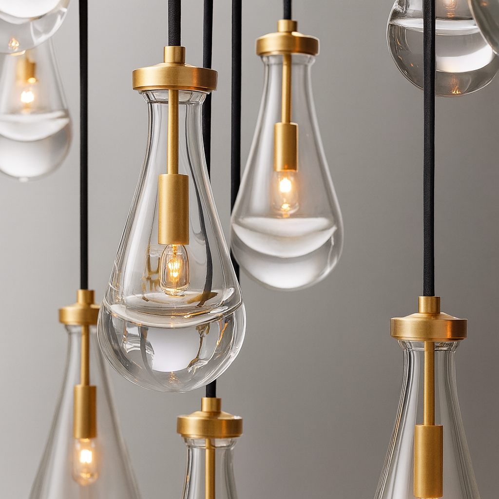 Rainy Rectangular Chandelier