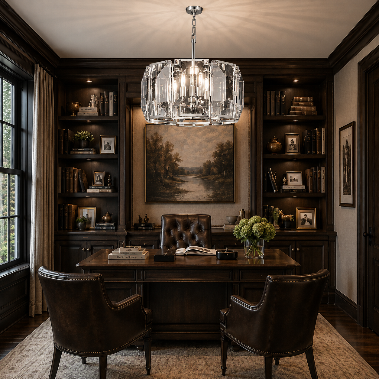 Marlow Crystal Round Chandelier