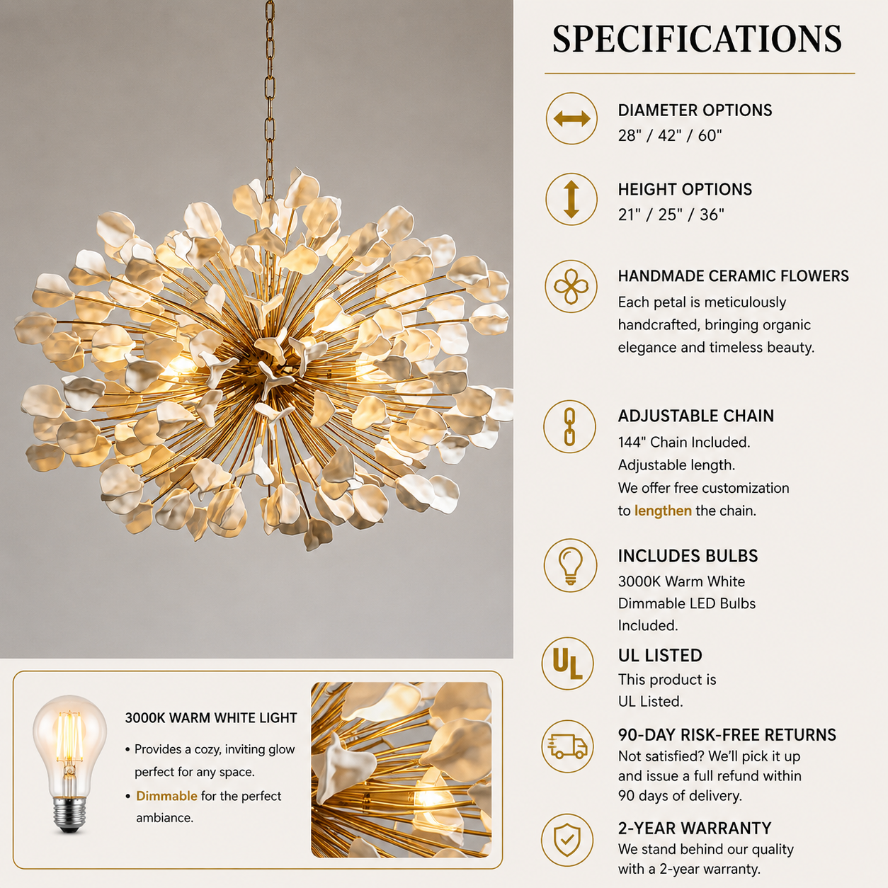 Lunaria Chandelier