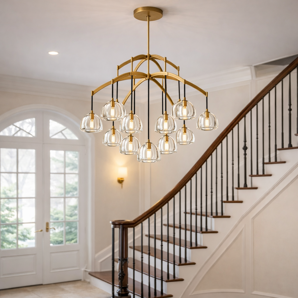 Hemispher Round Chandelier