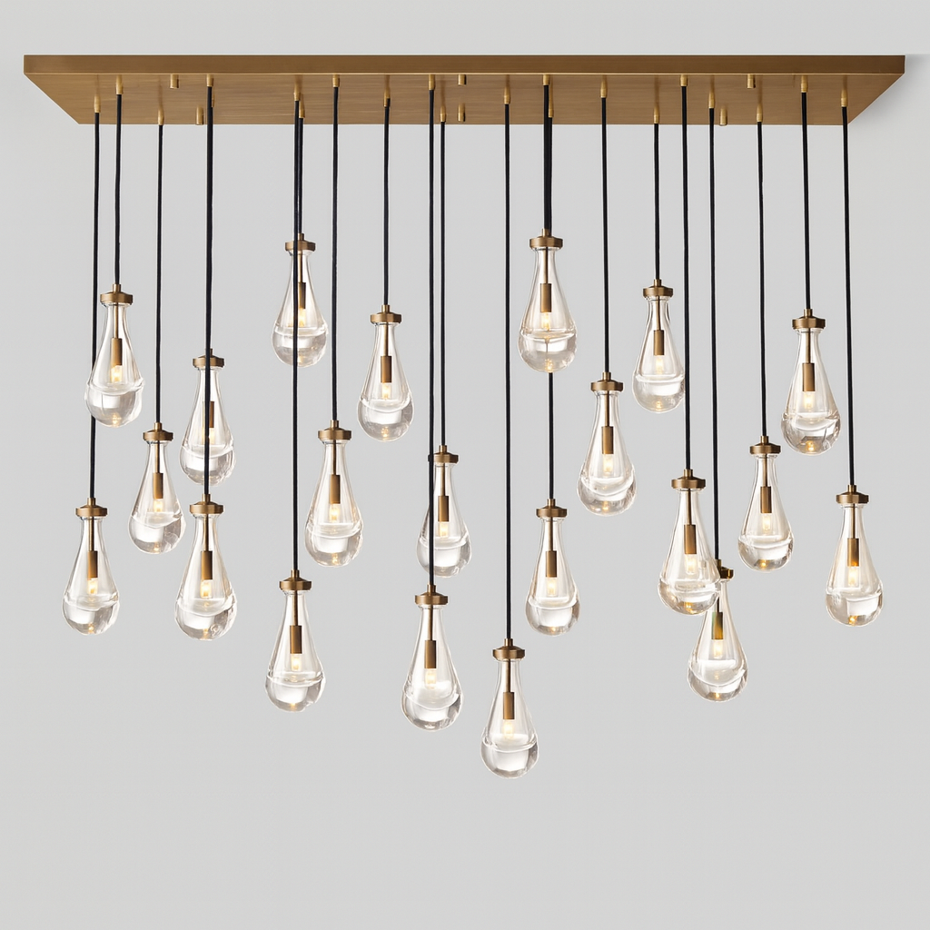 Rainy Rectangular Chandelier