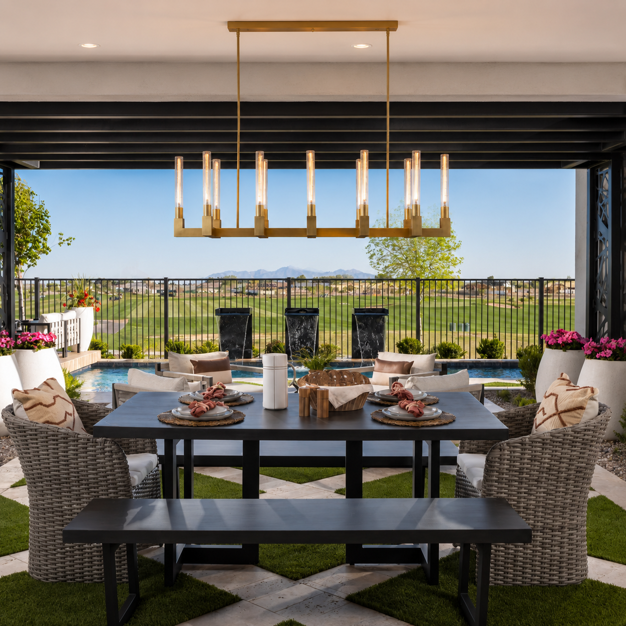 Caddula Linear Chandelier