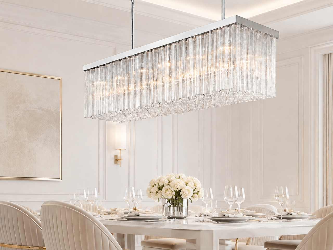 Cirbos Rectangular Chandelier