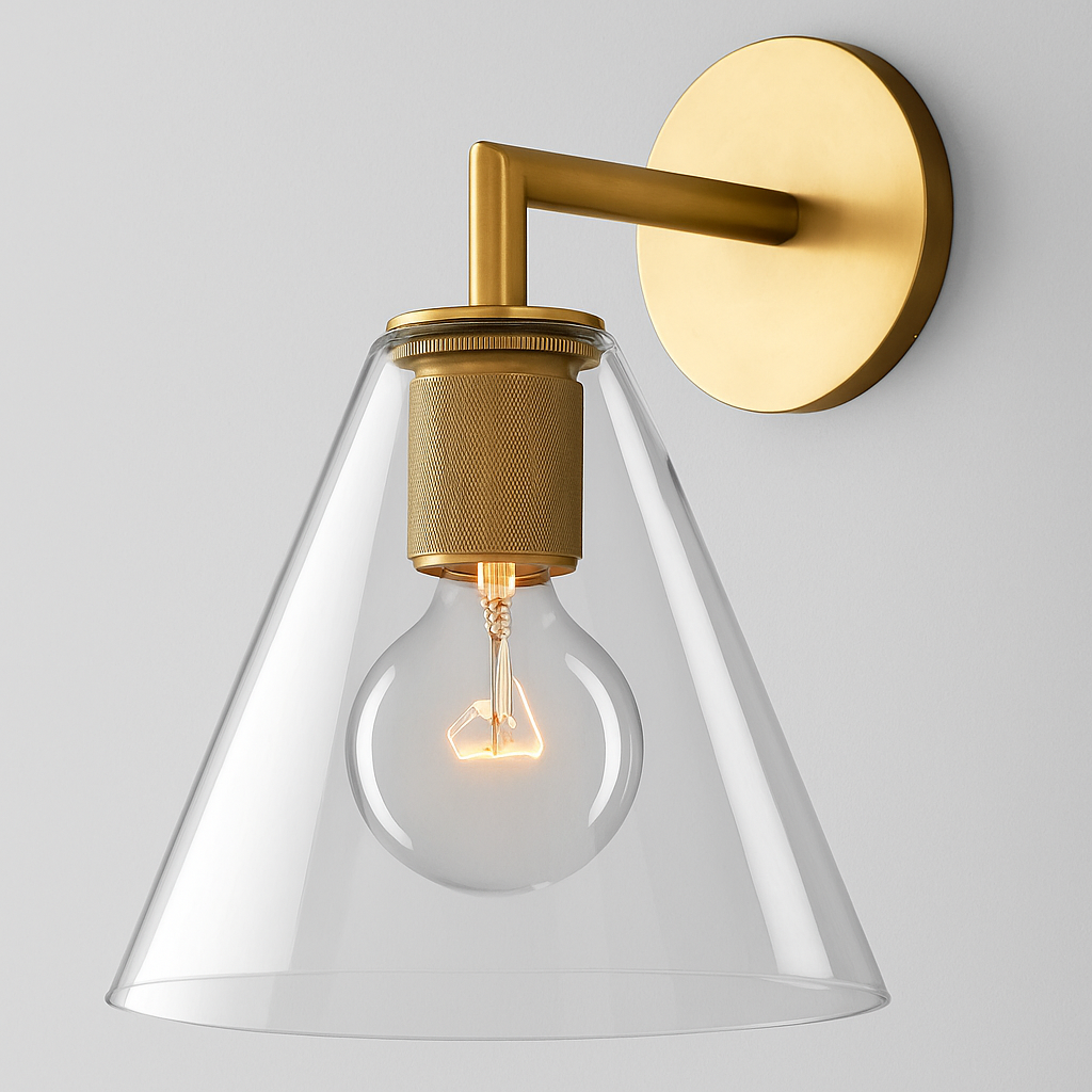 Utilitaira Funnel Shade Sconce