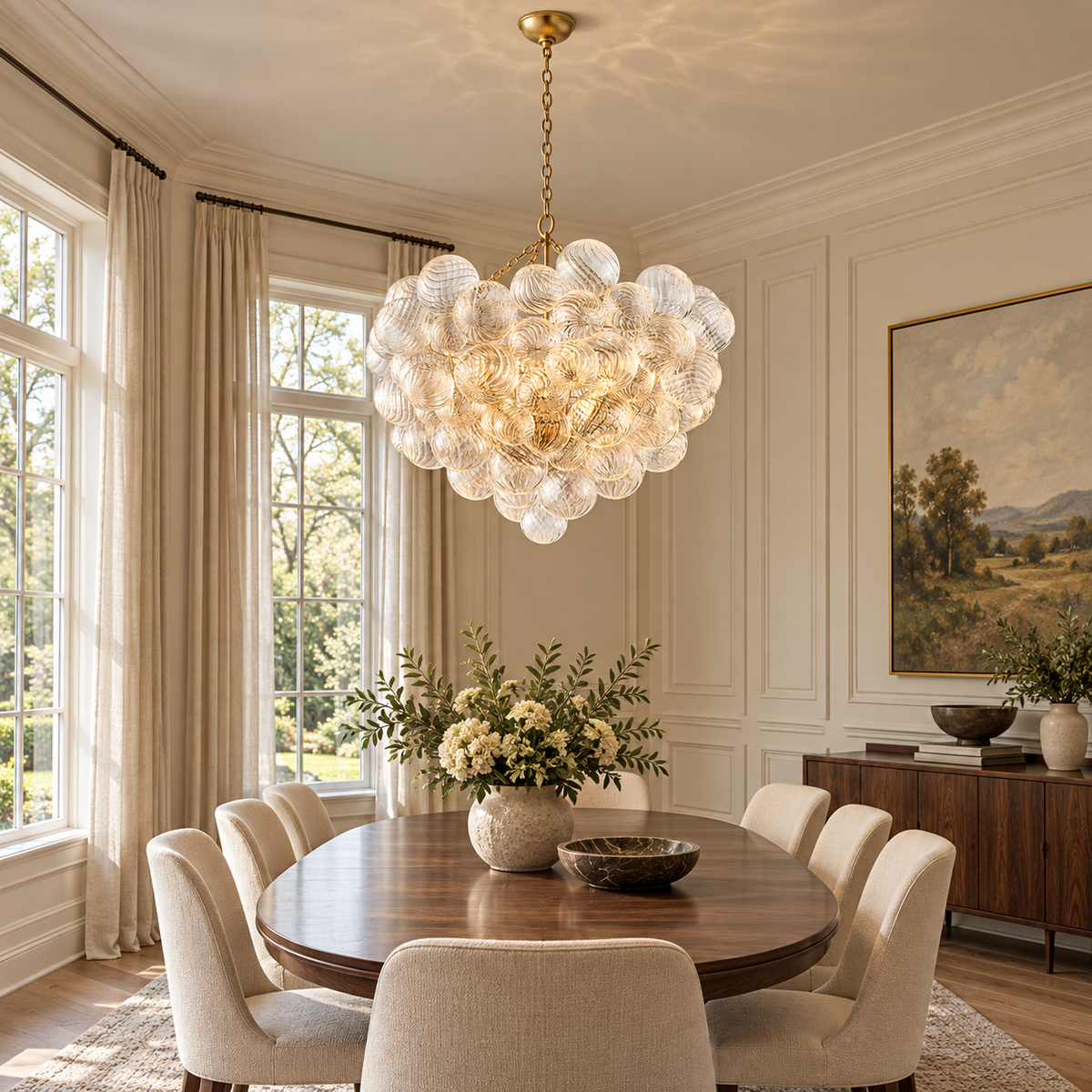 Taroas Round Chandelier