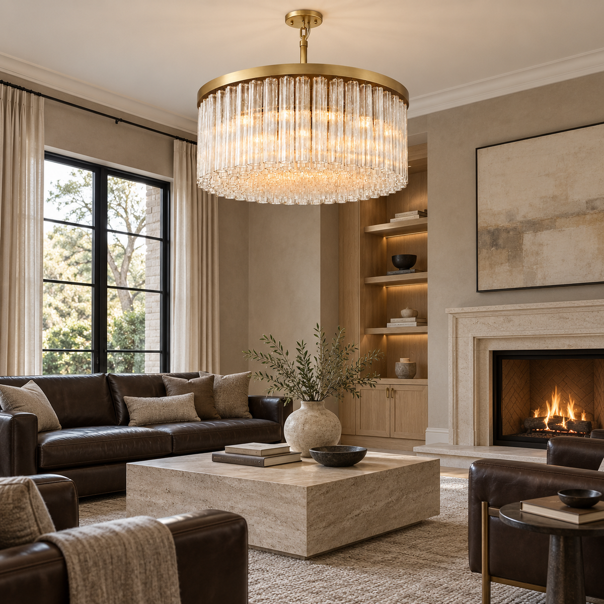 Cirbos Round Chandelier