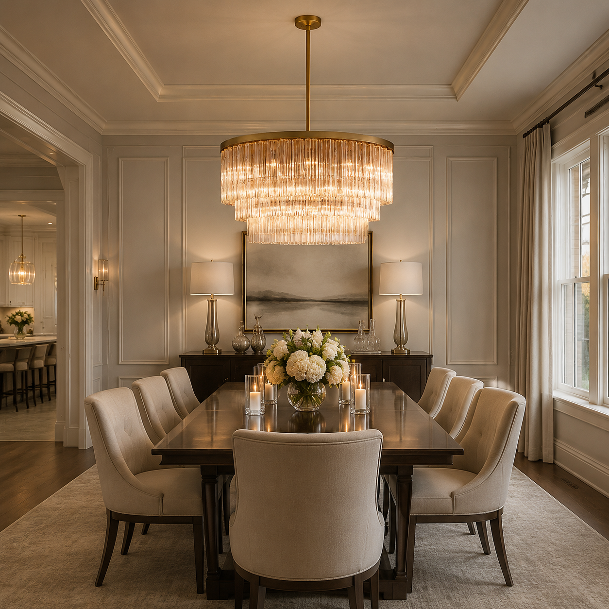 Ciello Three-Tier  Round Chandelier