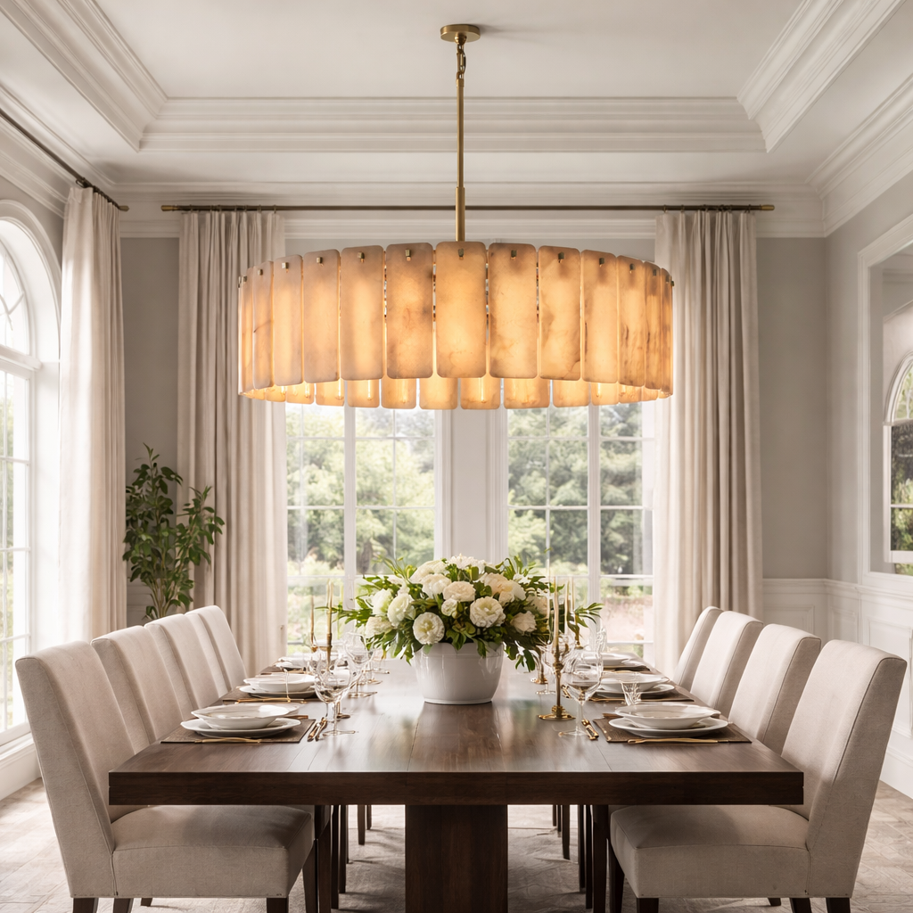 Calametta Onyx Round Chandelier