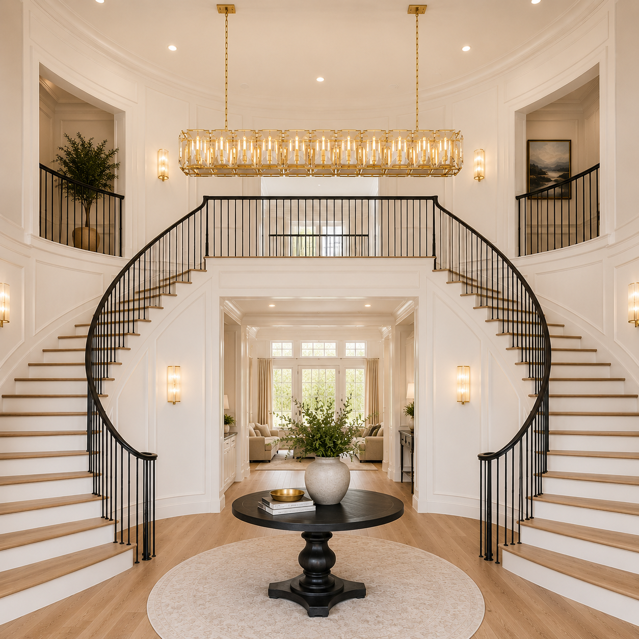 Marlow Crystal Rectangular Chandelier