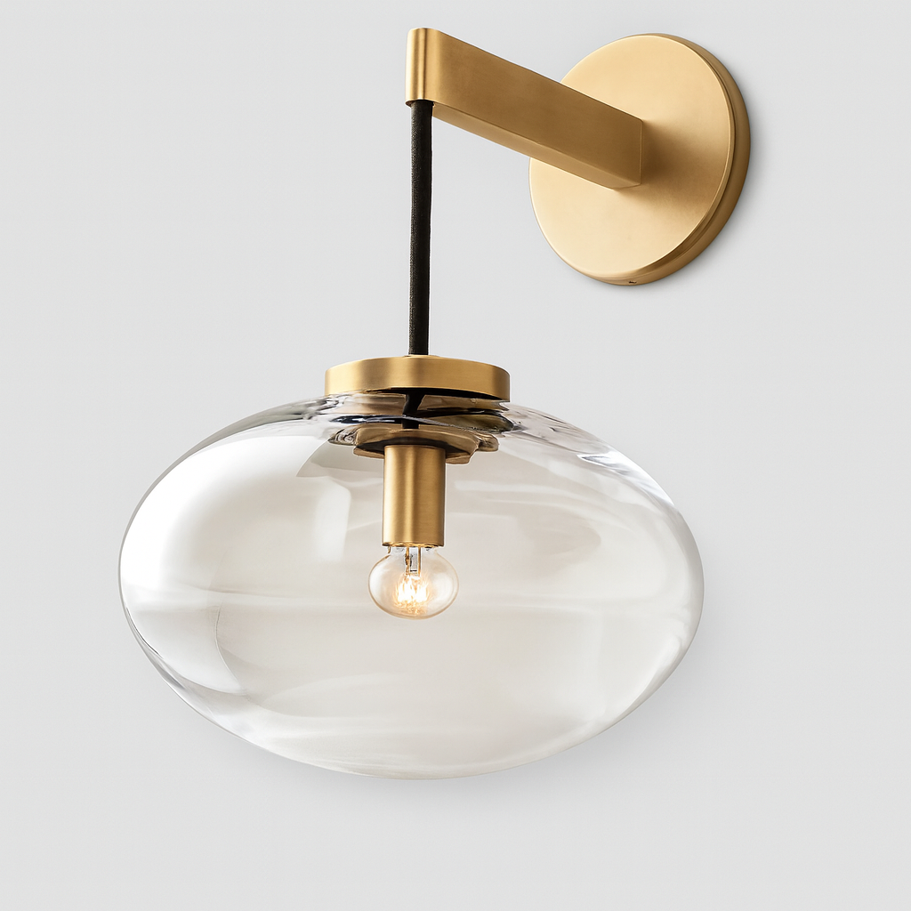 Babrette Clear Glass Sconce