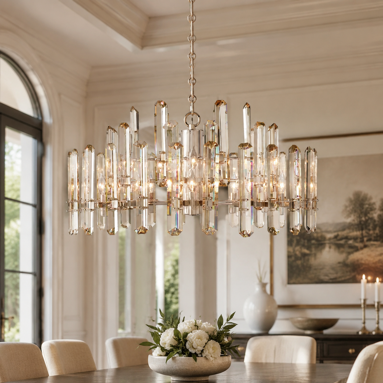 Bororence Round Chandelier