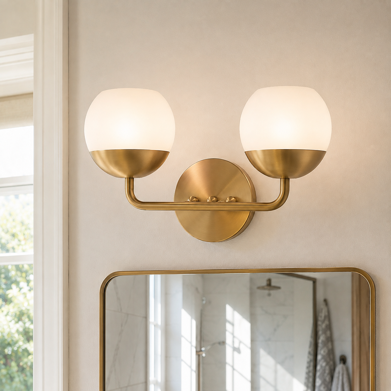 Alof 2-Light Bath Sconce