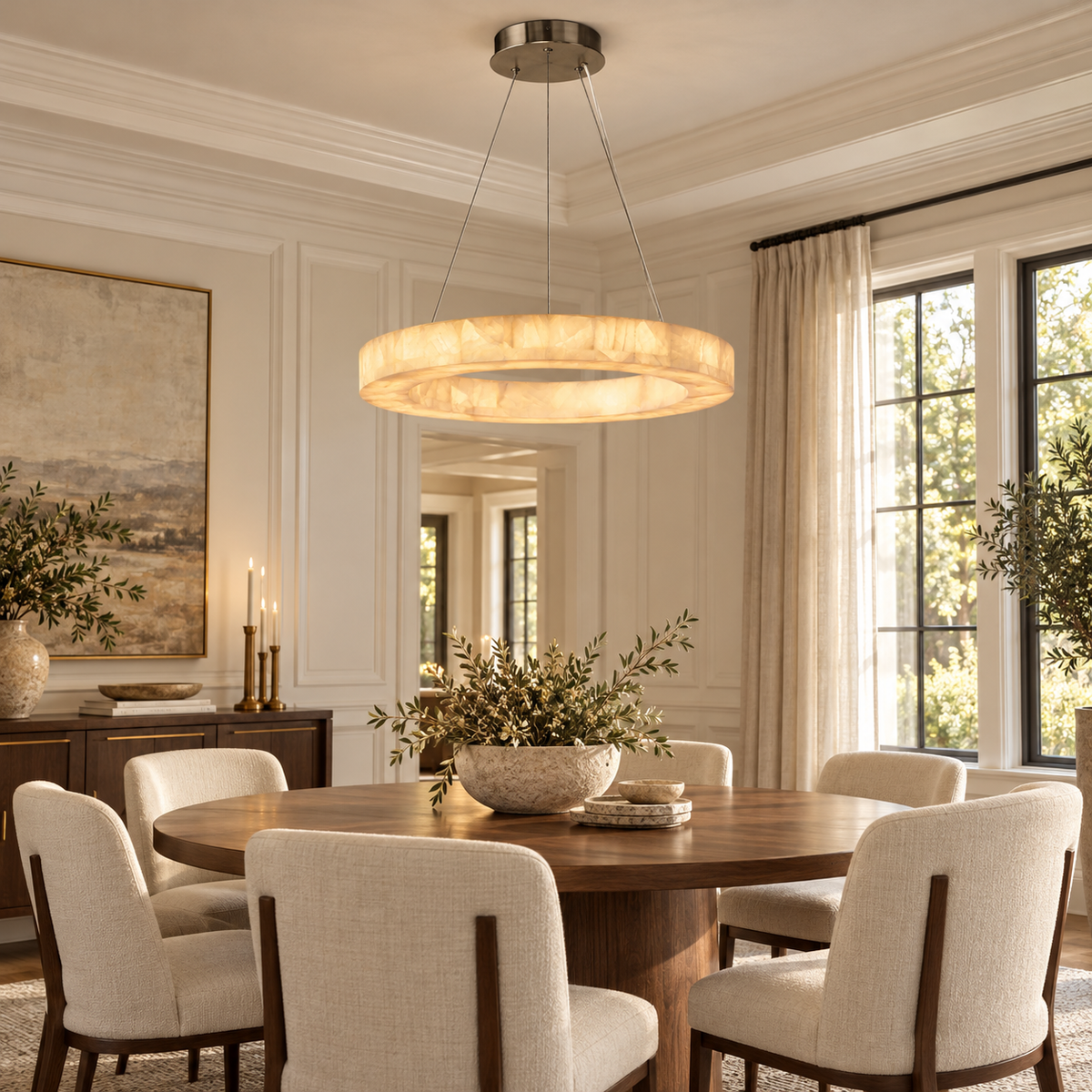 Rigede Lueur Round Chandelier