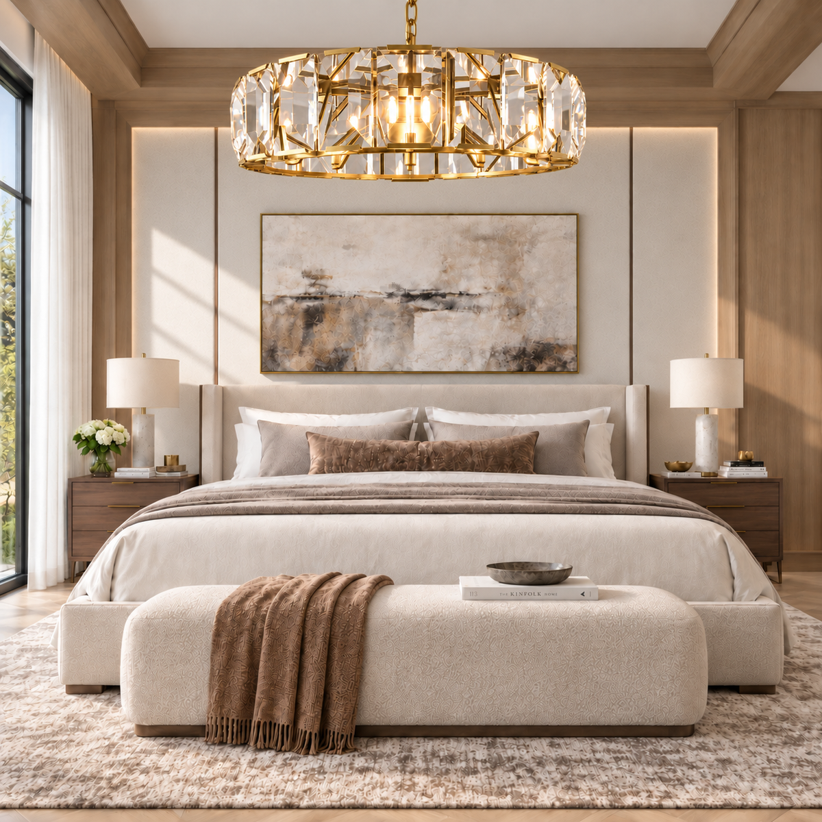 Hadilor Crystal Round Chandelier