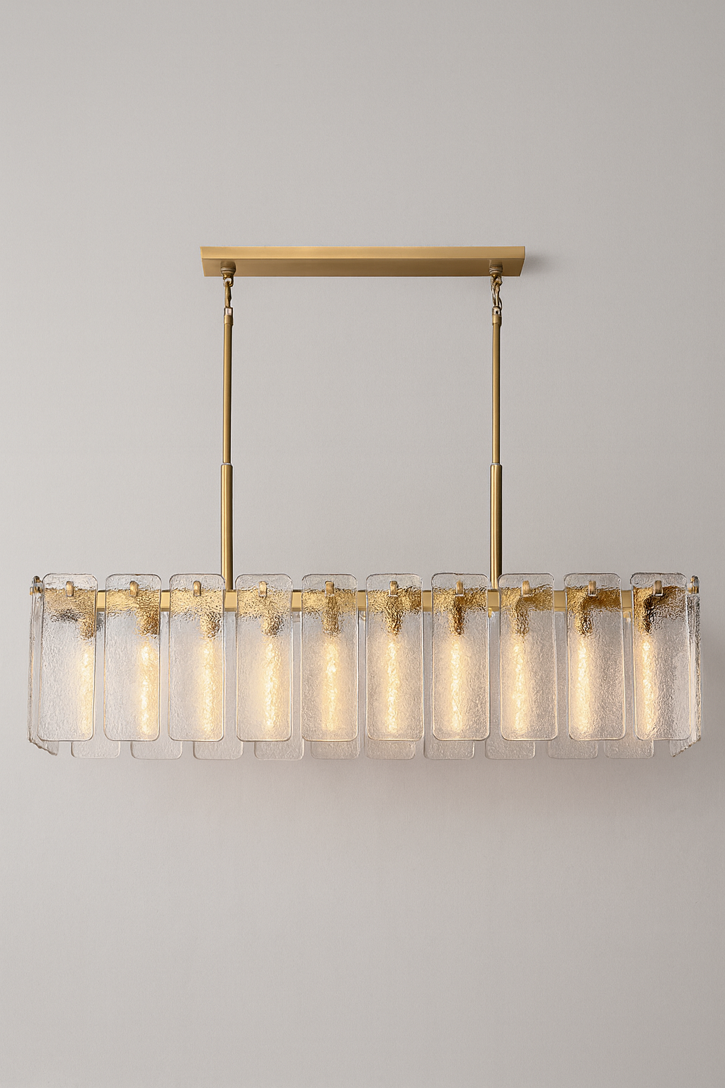 Balamette Glass Rectangular Chandelier