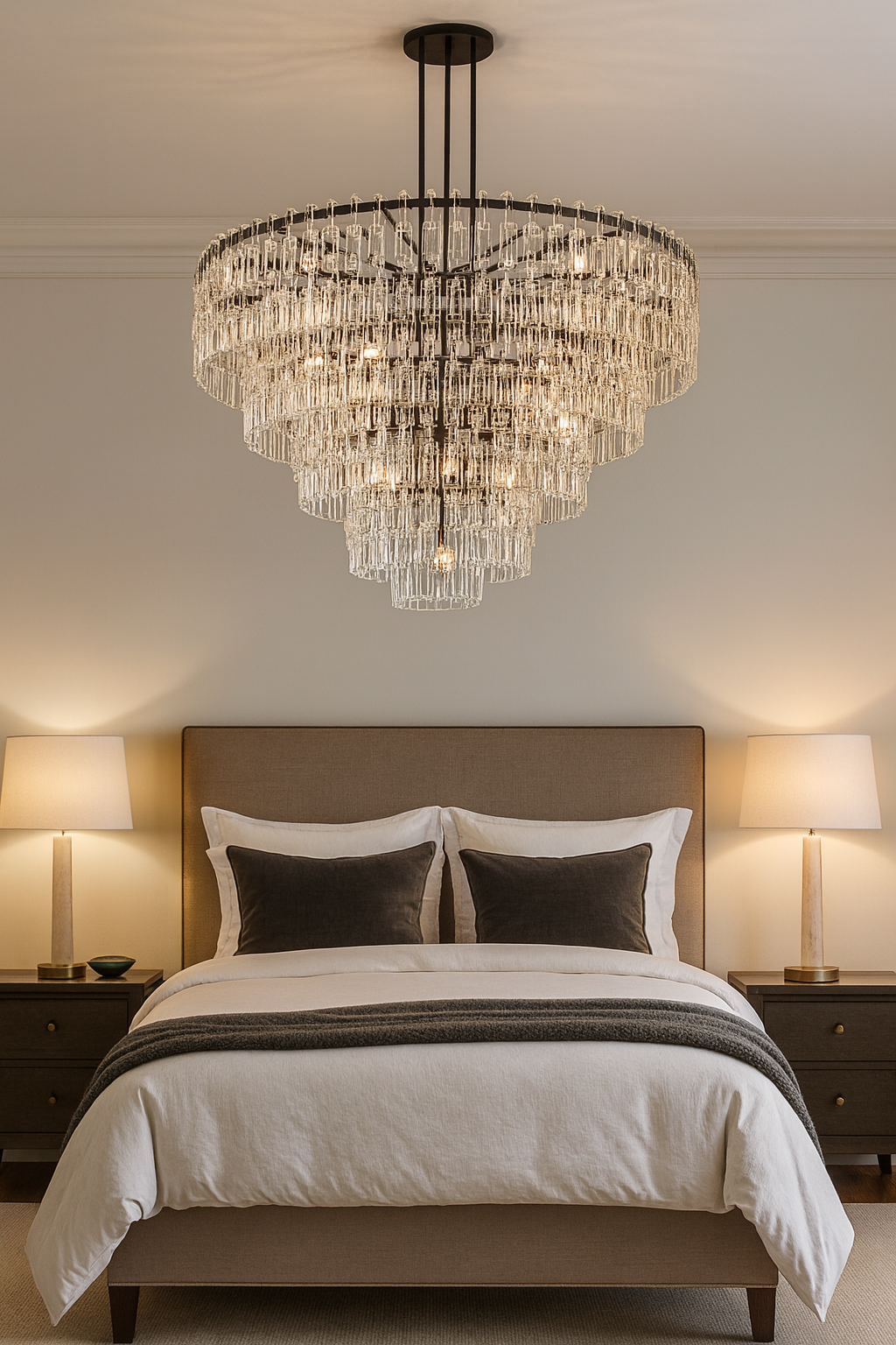 Marignam Tiered Round Crystal Chandelier 37″ 49″ 61″