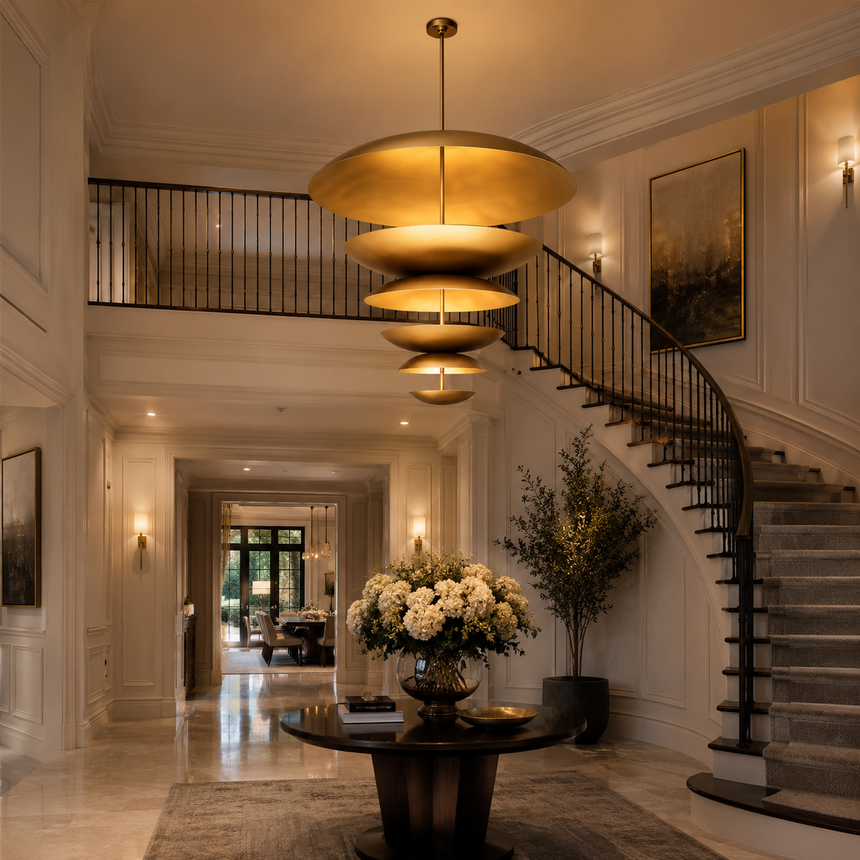 Cosmicara Three-Tier Chandelier