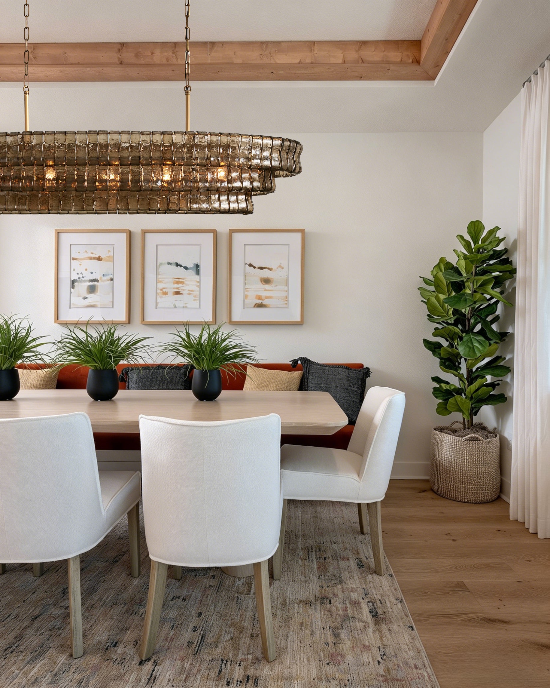 Ghiaccio Oval Chandelier