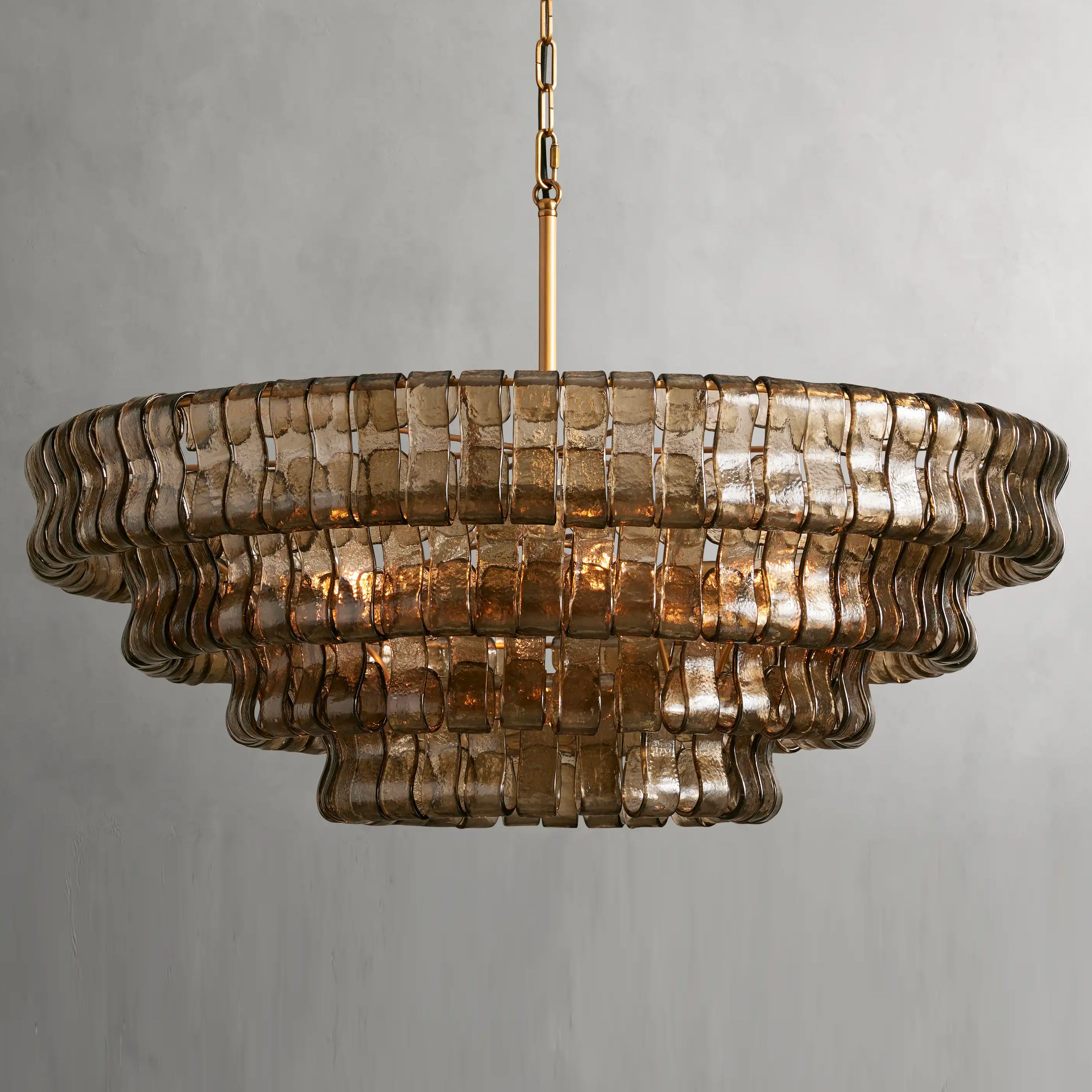 Modern chandelier lighting for luxury living room interior design