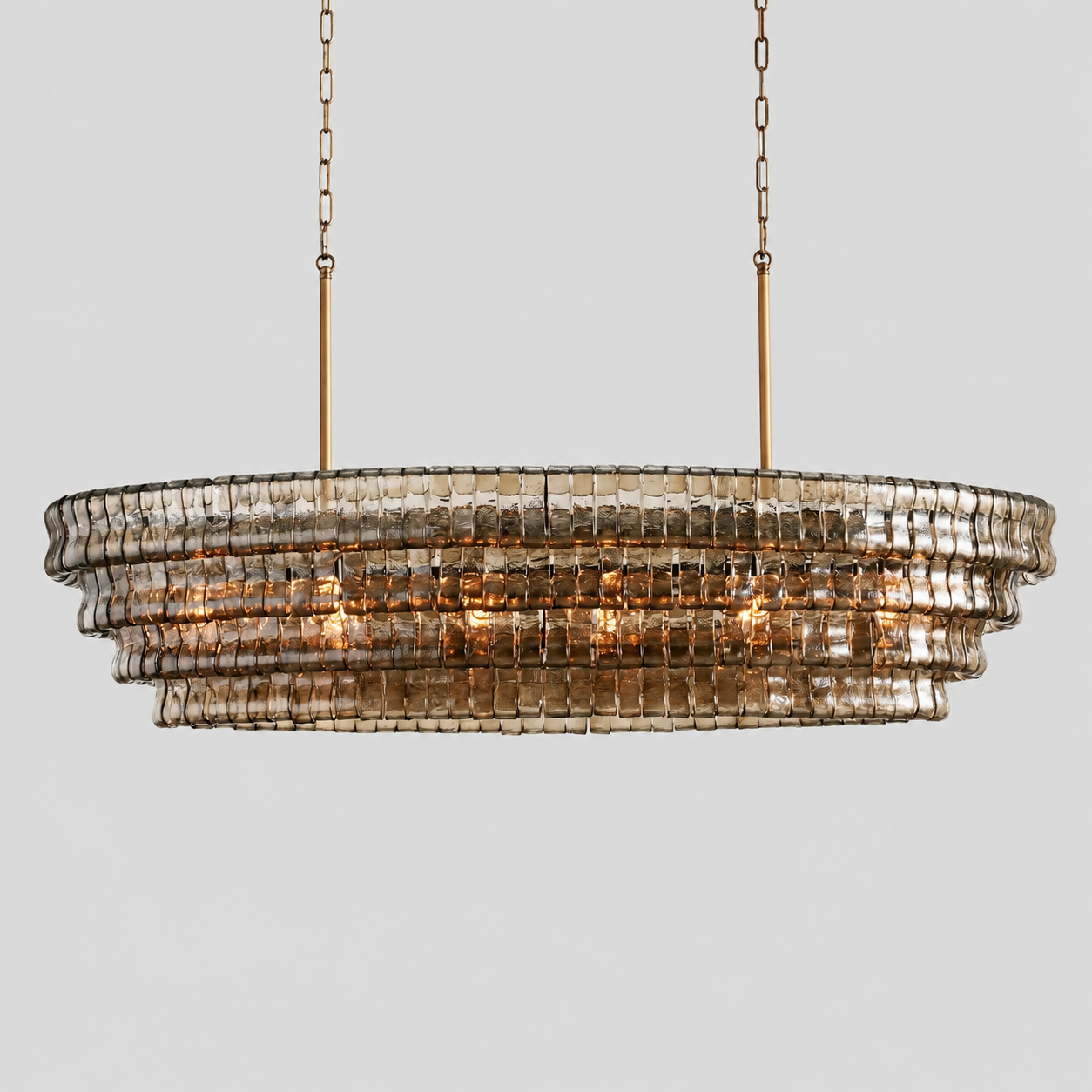 Ghiaccio Oval Chandelier