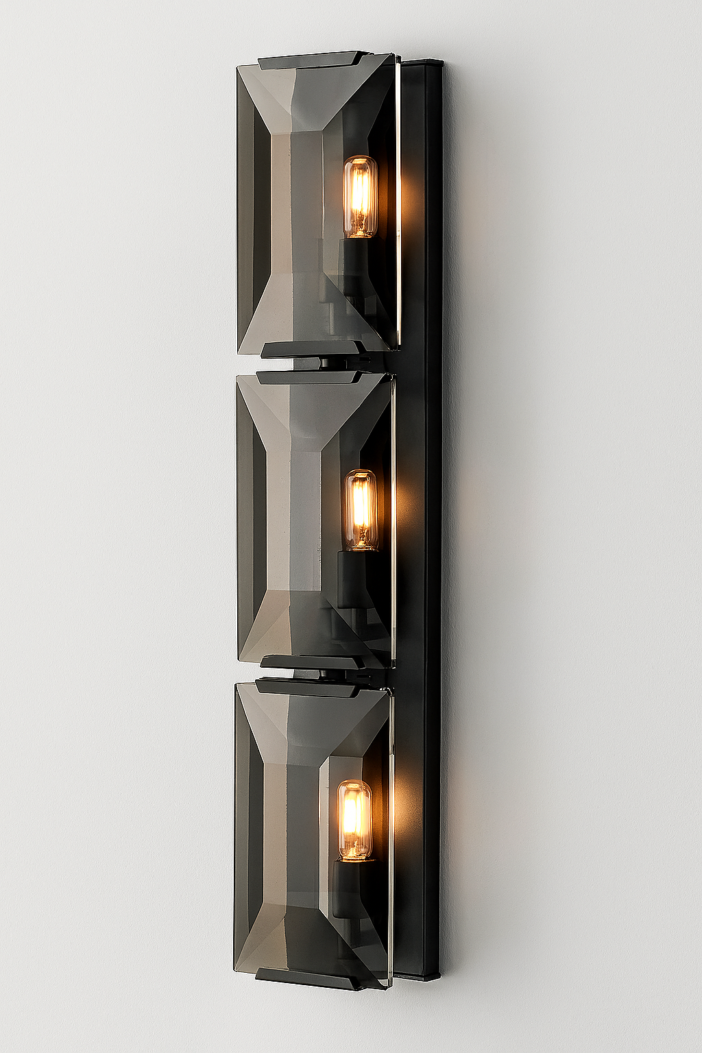 MARLOW CRYSTAL TRIPLE SCONCE