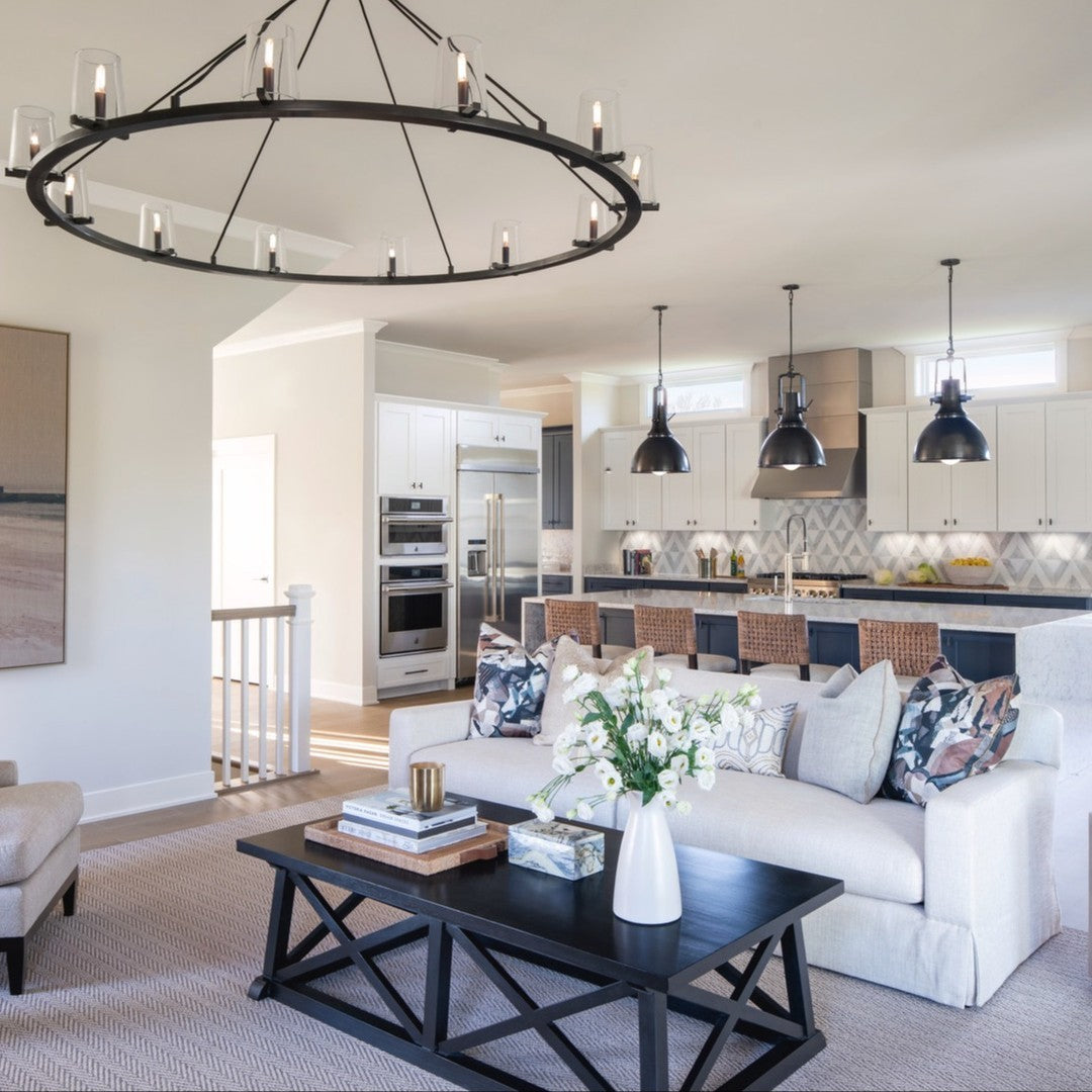 Pauillace Round Chandelier