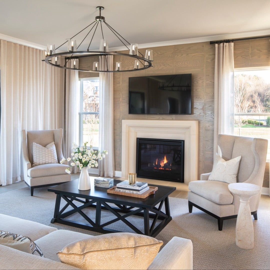 Pauillace Round Chandelier