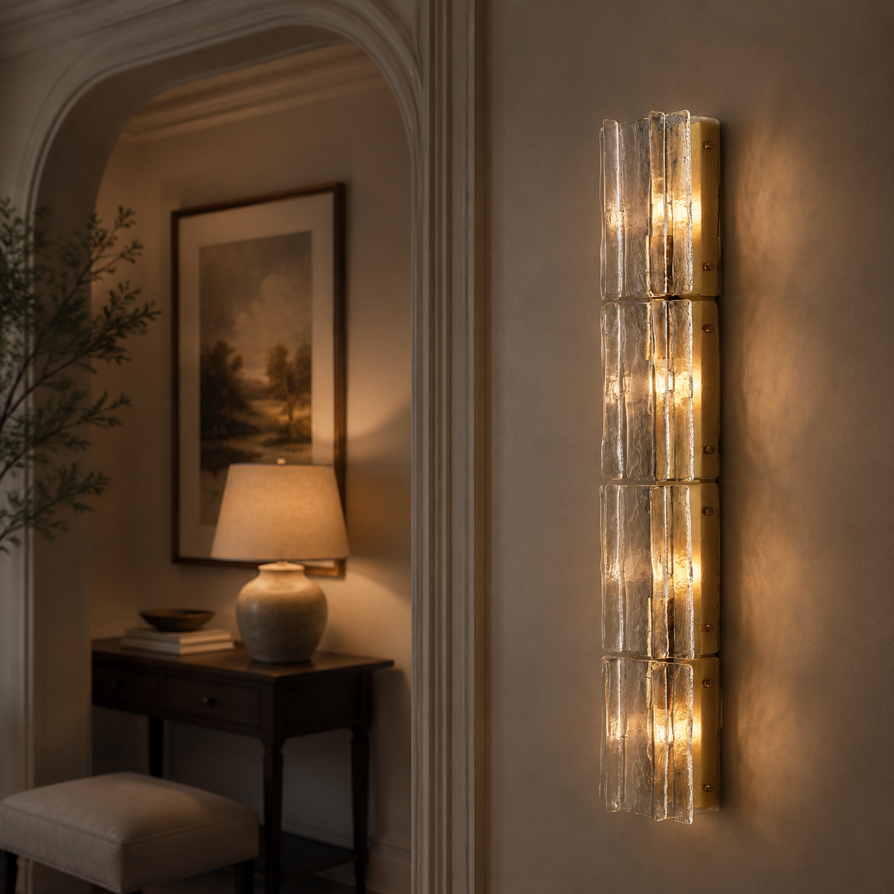 Lattica Glass Grand Sconce