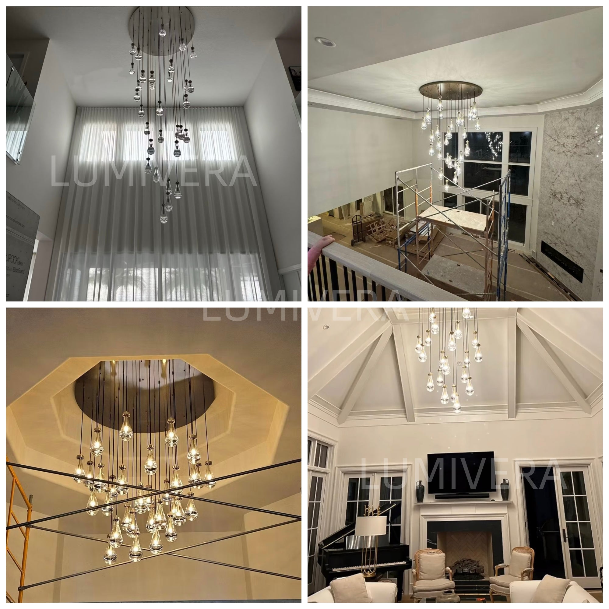 Rainy Round Chandelier