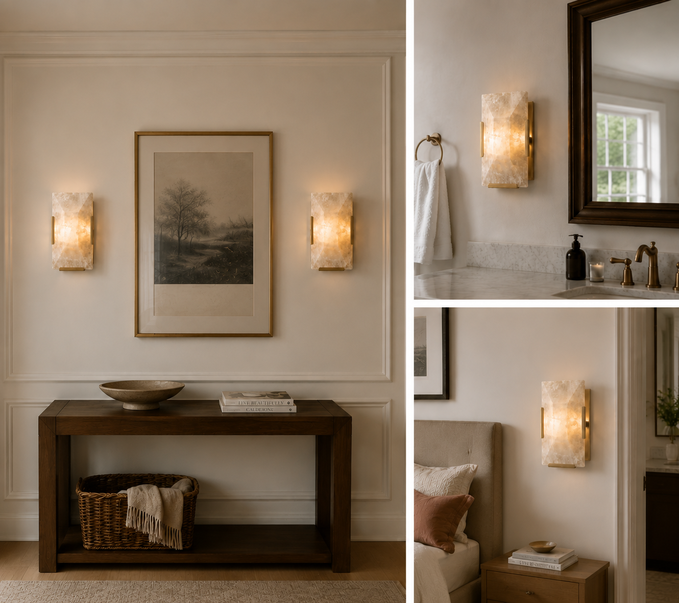 Marlow Calcite Sconce
