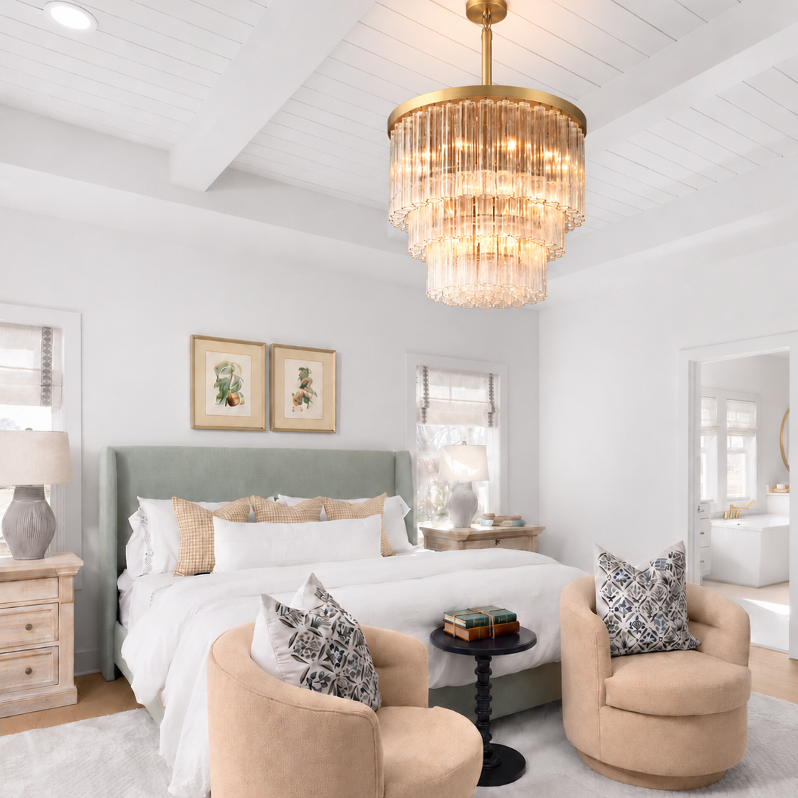 Cirbos Three-Tier Round Chandelier