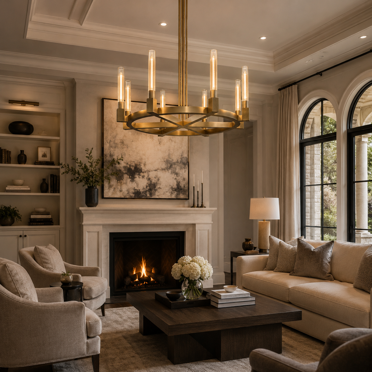 Bannele Round Chandelier