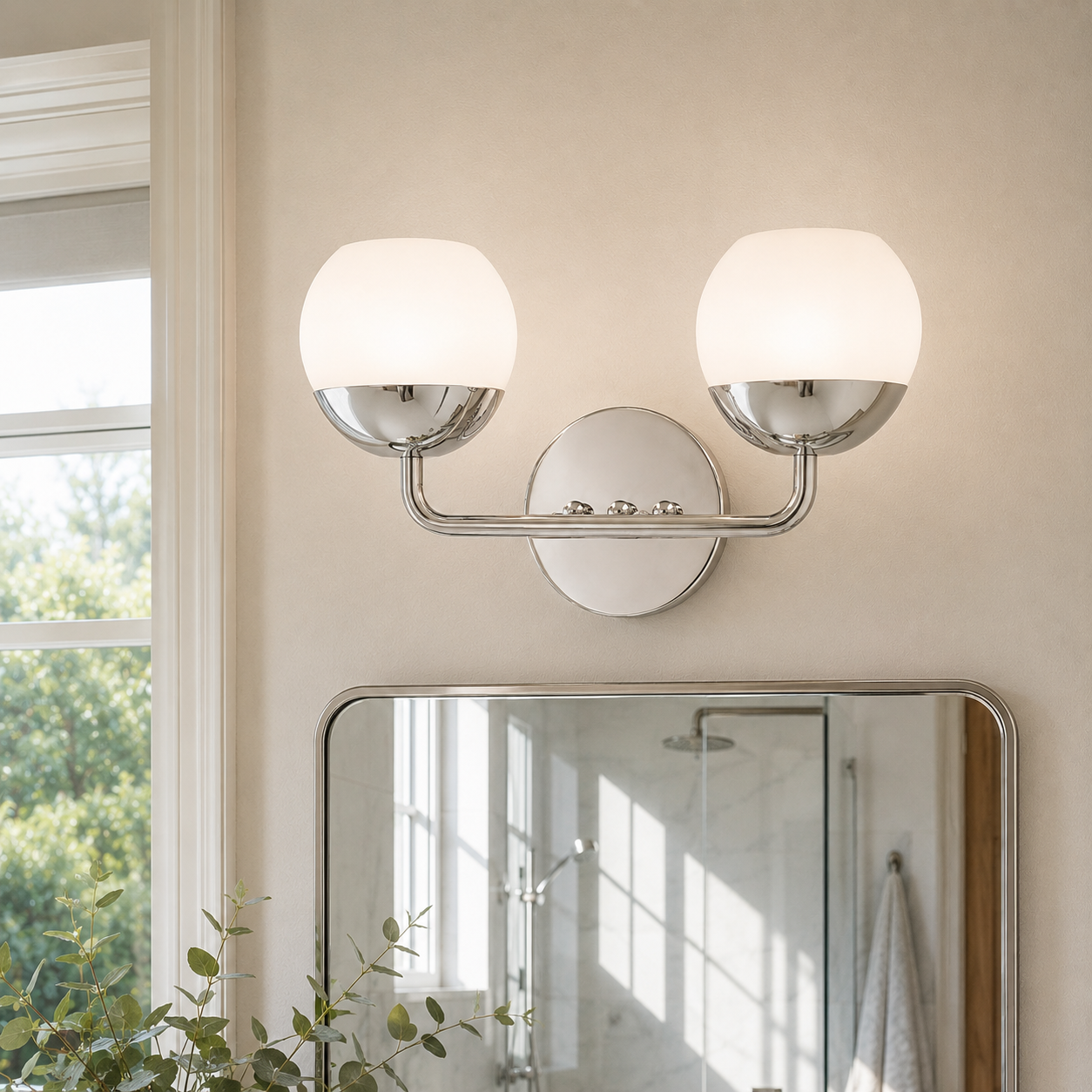 Alof 2-Light Bath Sconce