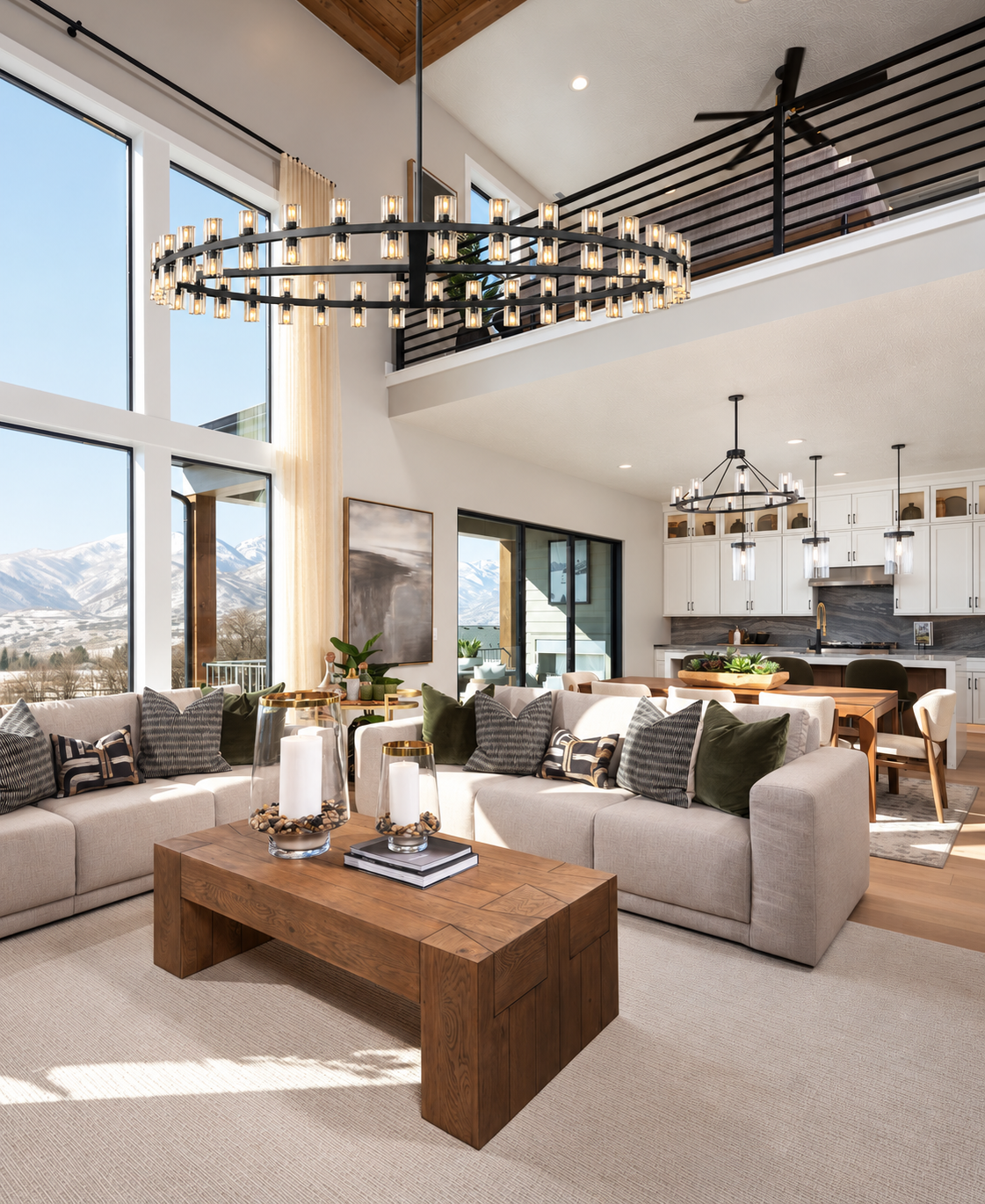 Arcuphoe Led Round Chandelier