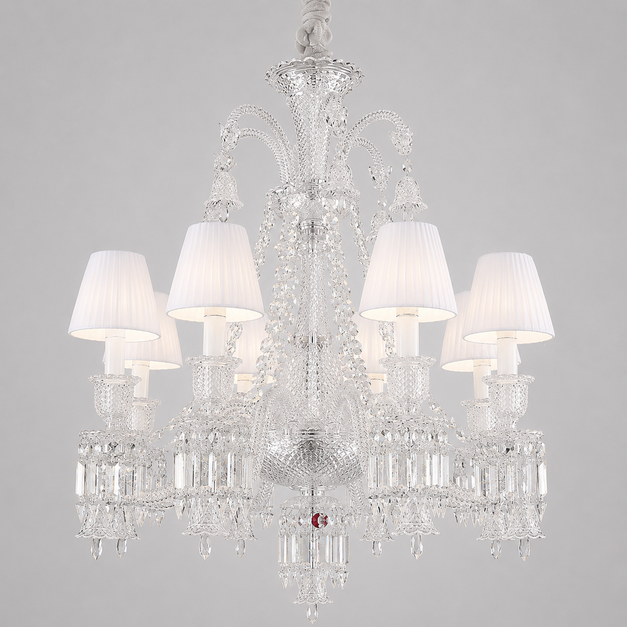Luxury Crystal Lighting with Lampshades