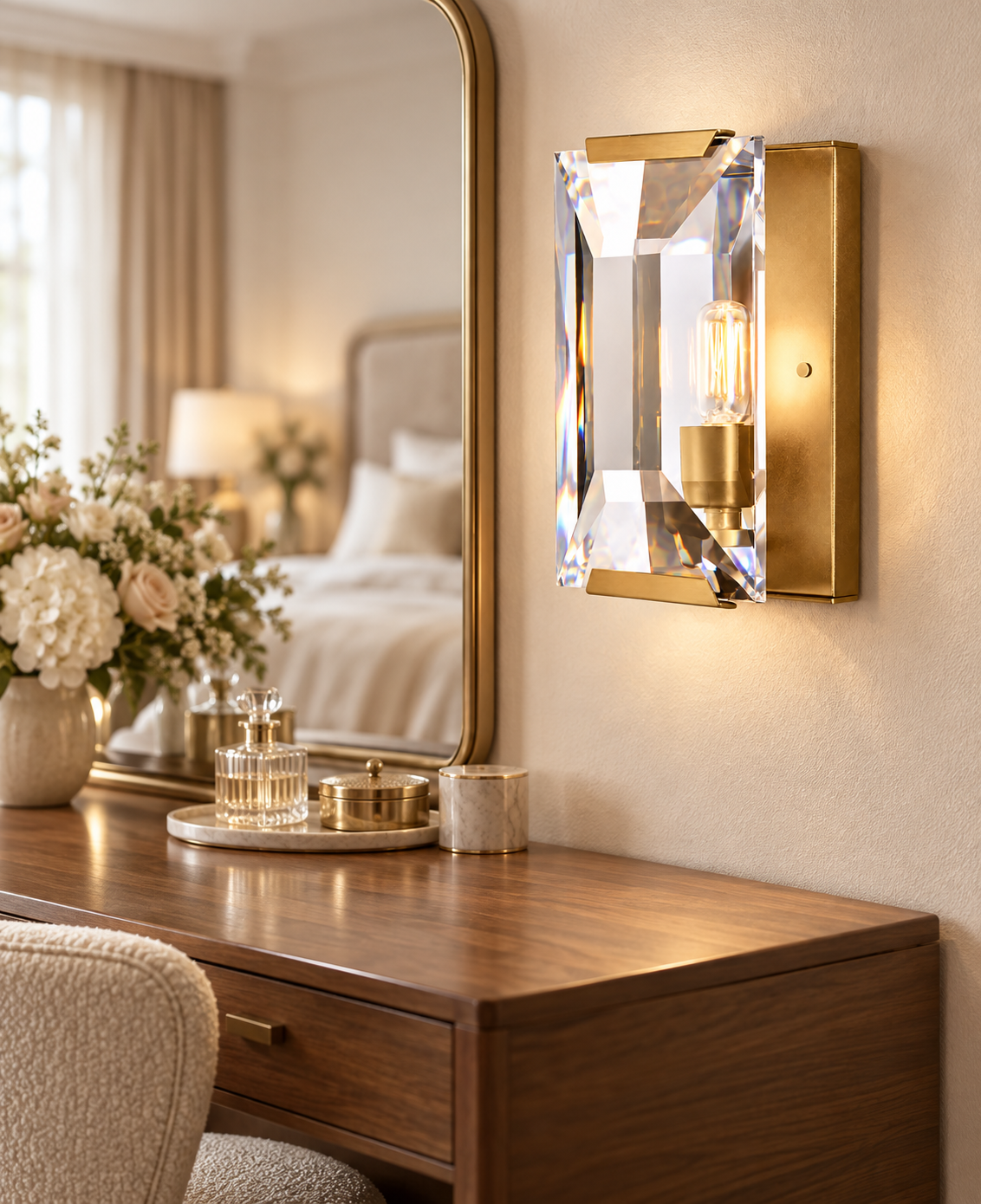 Hadilor Crystal Sconce