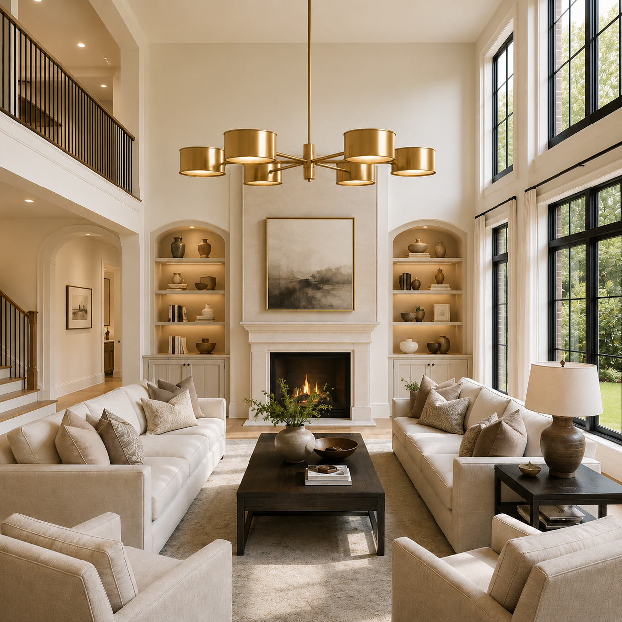 Daphne Metal Round Chandelier
