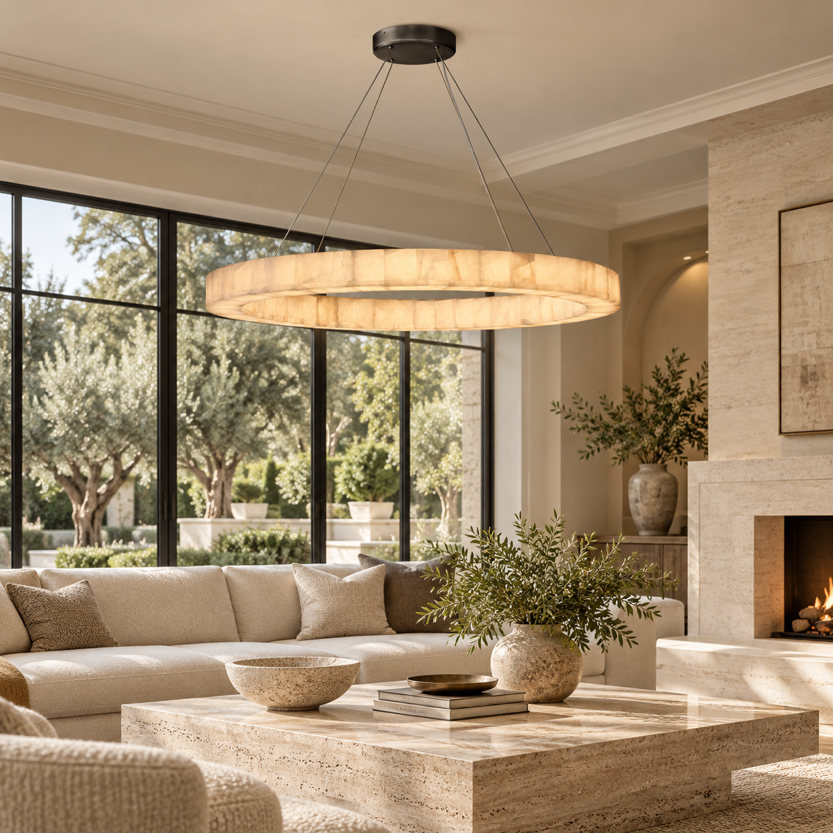 Rigede Lueur Round Chandelier