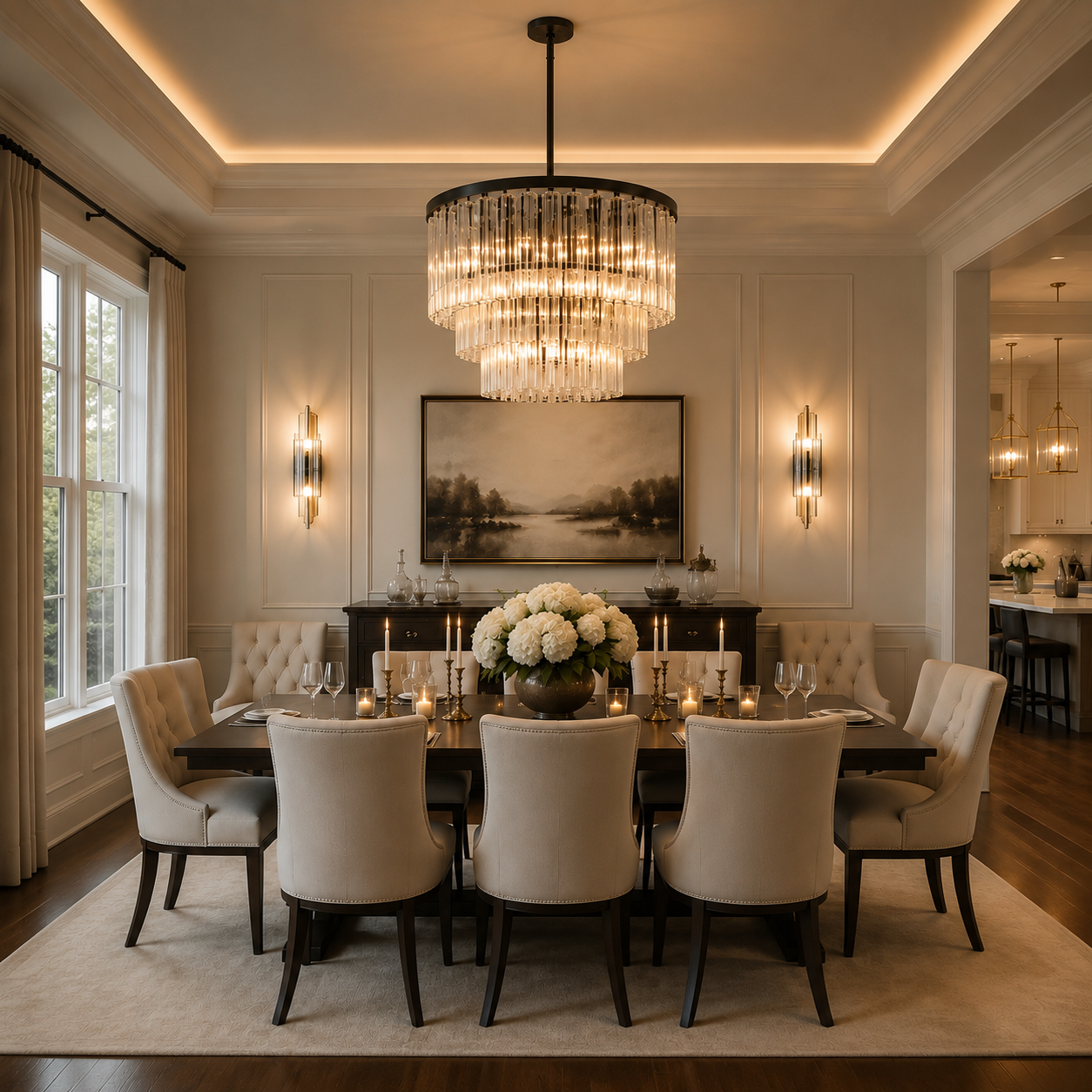 Ciello Three-Tier  Round Chandelier
