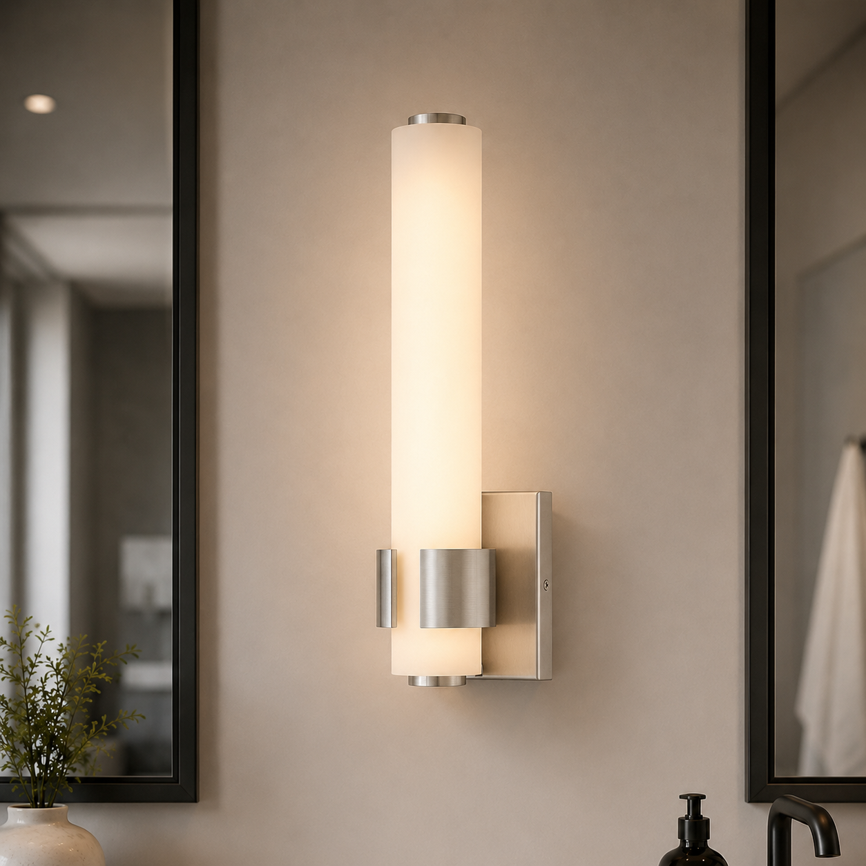 Eiden 14" Tall Integrated LED Bathroom Sconce
