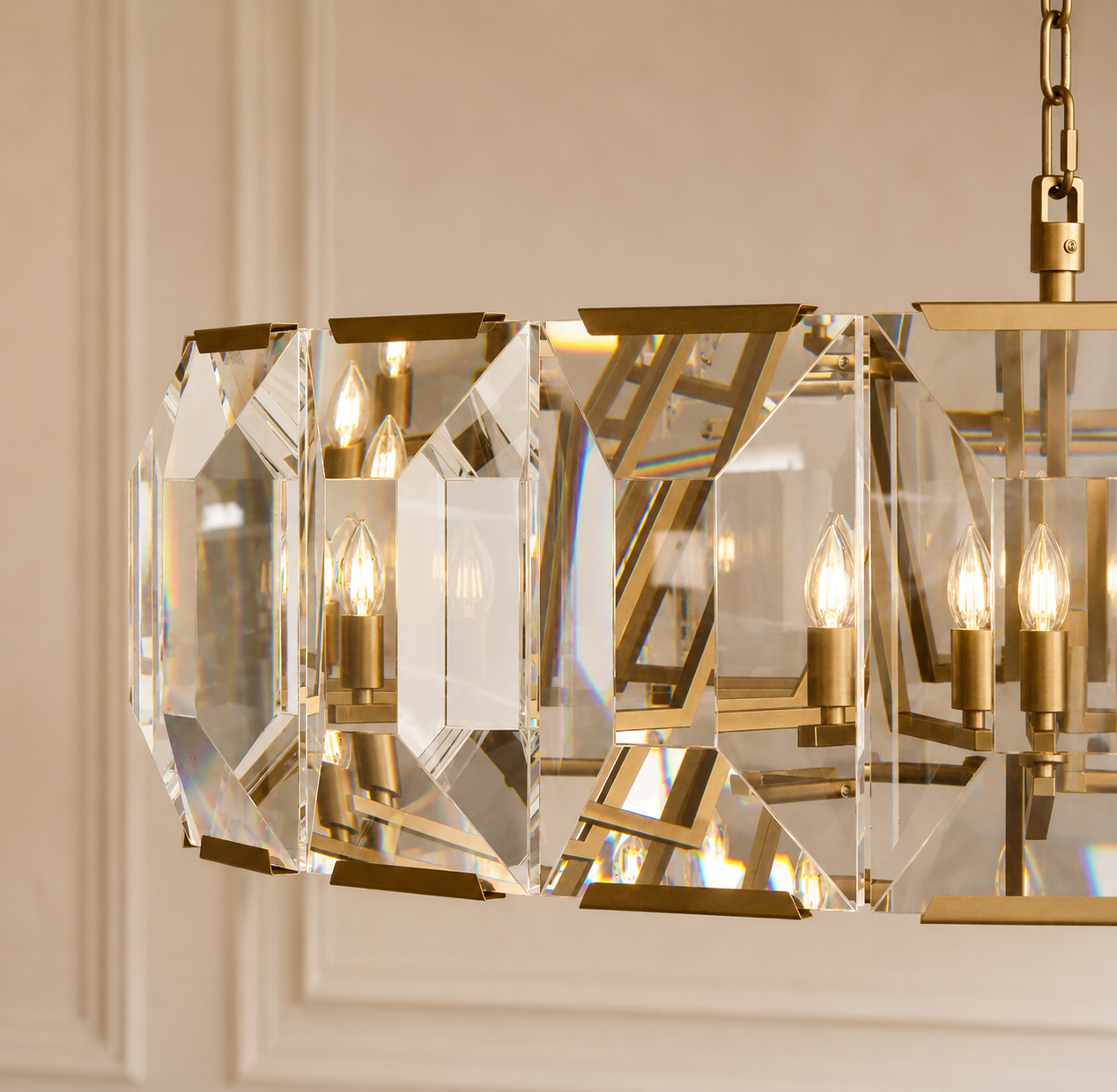 Hadilor Crystal Round Chandelier