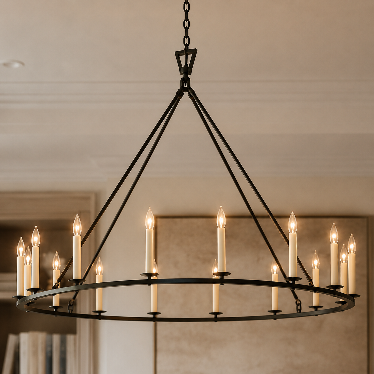 Valera Grande Single Ring Chandelier