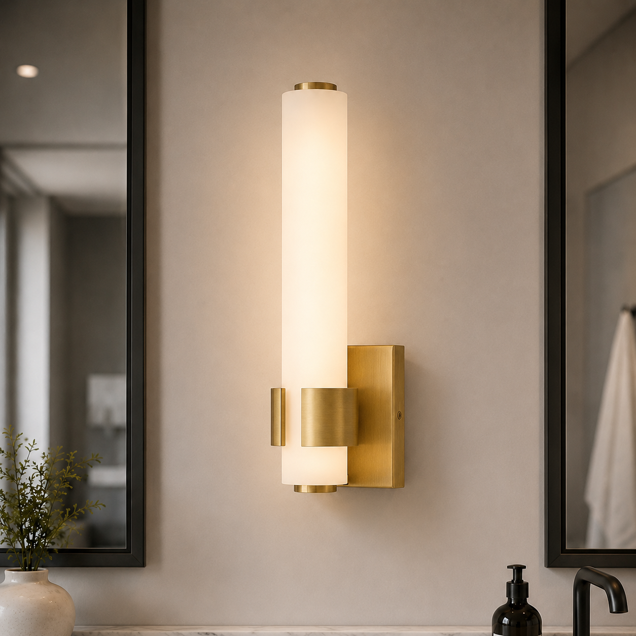 Eiden 14" Tall Integrated LED Bathroom Sconce