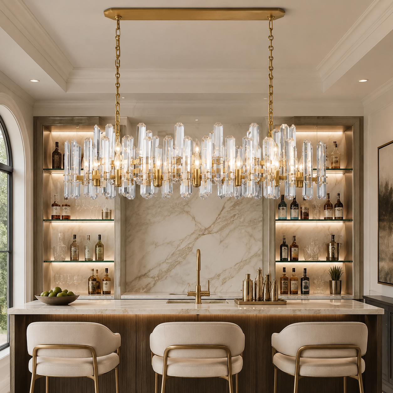 Bororence Linear Chandelier