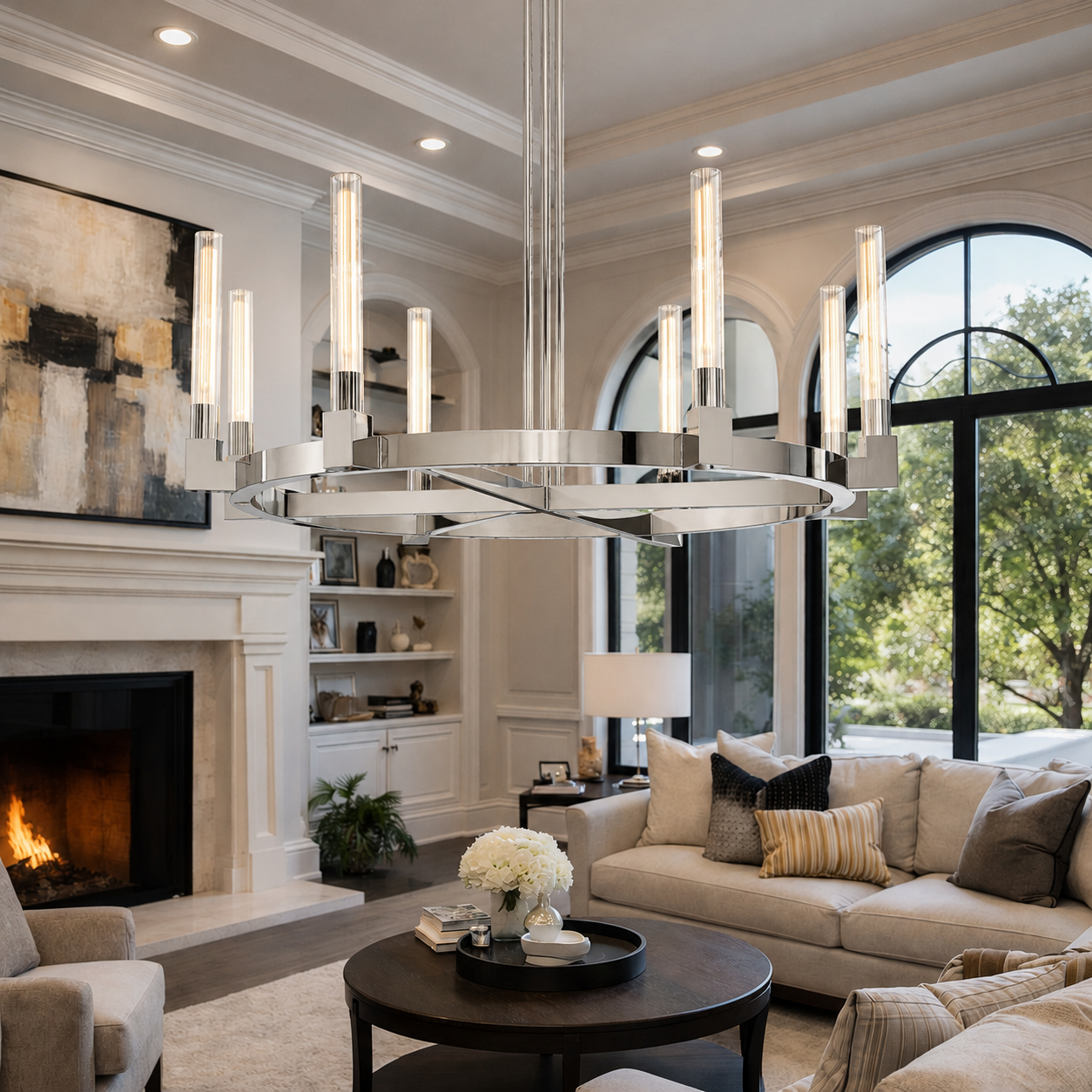 Bannele Round Chandelier