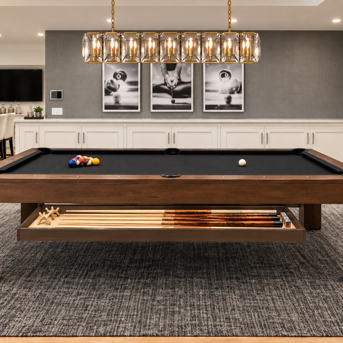 Hadilor Crystal Rectangular Chandelier